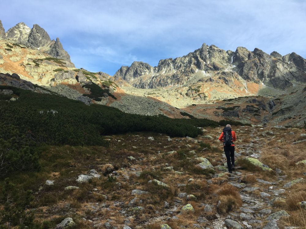 Fyzička z běhání je znát, cestou nahoru všechny předbíháme.