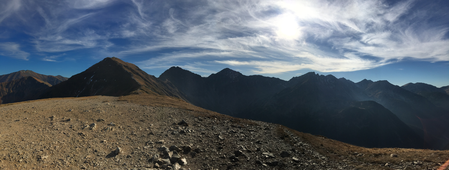 Krásný výhled z vrcholku Rákoň