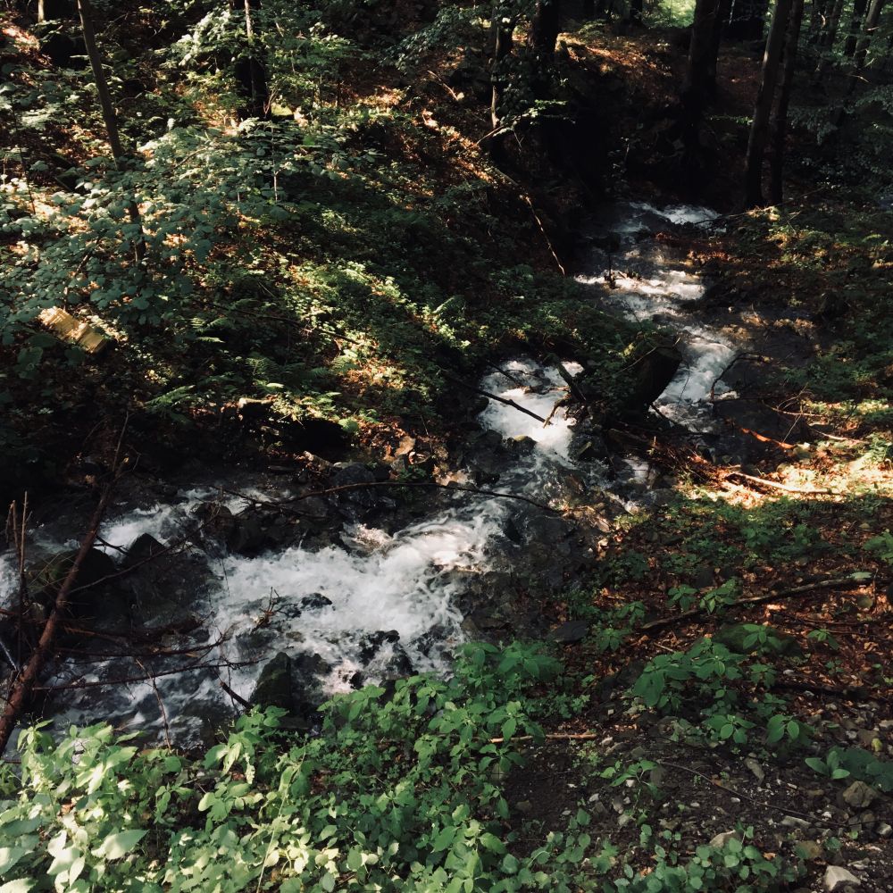 Rozvodněné Beskydské potoky