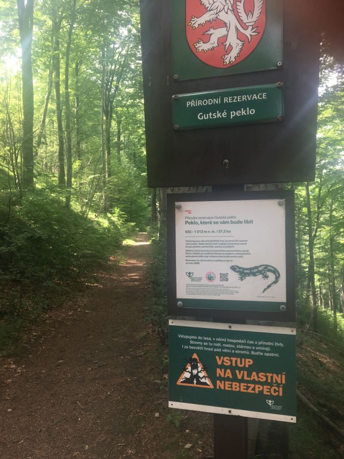 Krásný seběh do Řeky Gutským peklem