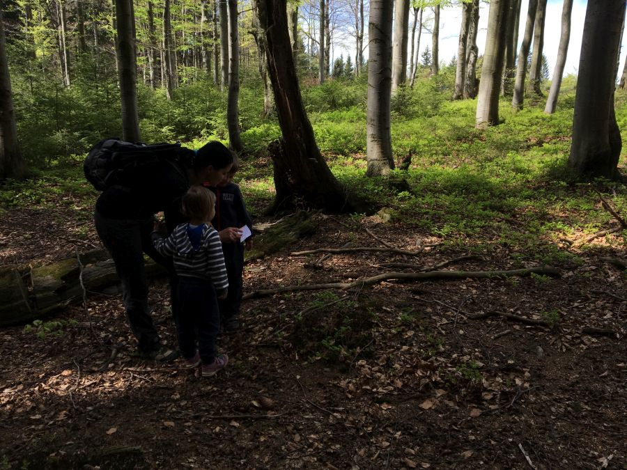 Mamka čte další úkol