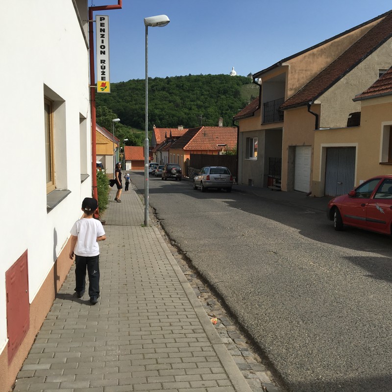 Únava v uličkách Mikulova