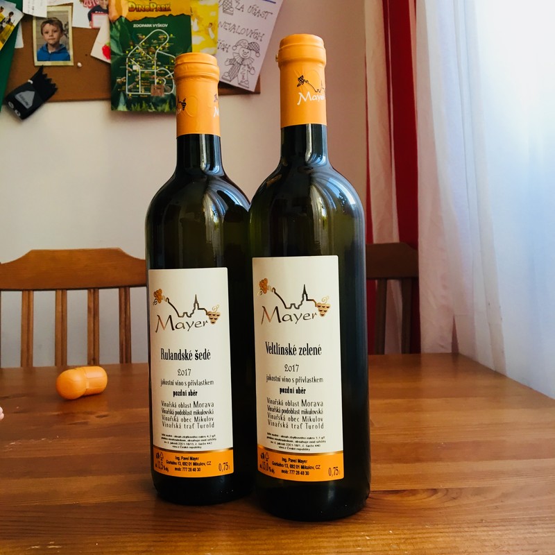 Tohle jsme si přivezli (a večer zčásti vypili)