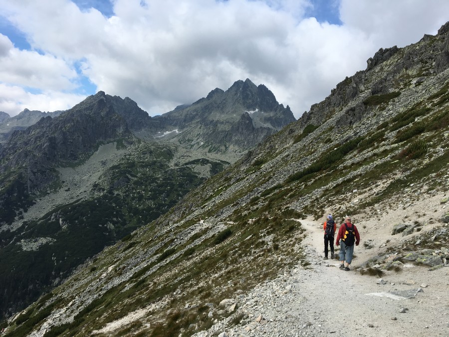 Ťapkáme z Ostrvy zpět na Popradské pleso