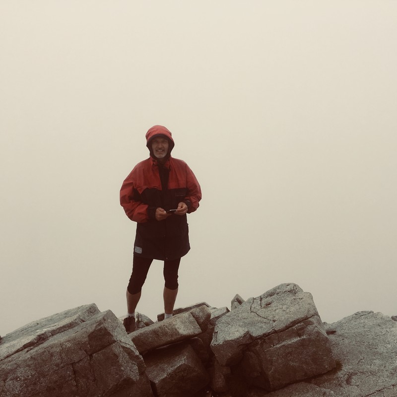 A to už jsme na Rysech, opět v dešti