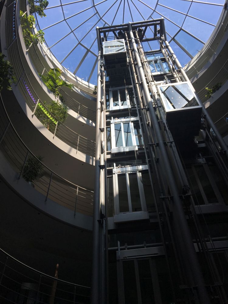 V jedné z mnoha budov