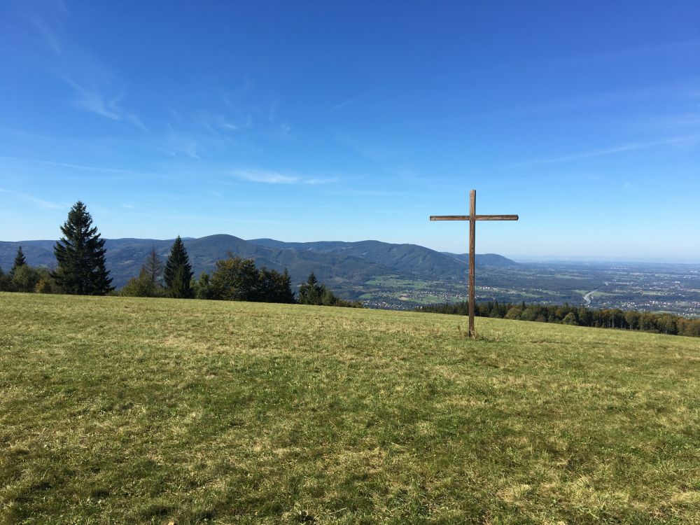 Výhled na hlavní hřeben - Ostrý, Javorový
