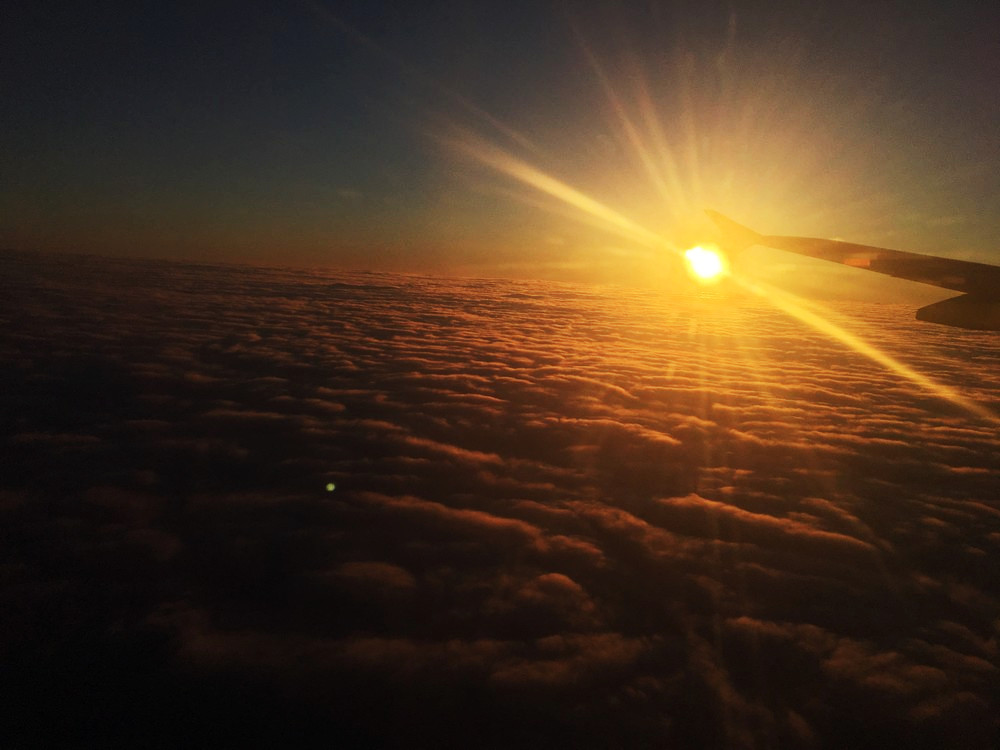 Nádhera těsně před přistáním v Helsinkách.