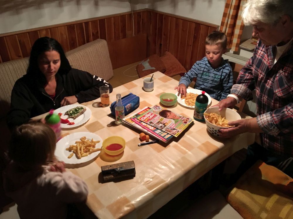 Zdravá večeře - hranolky z trouby