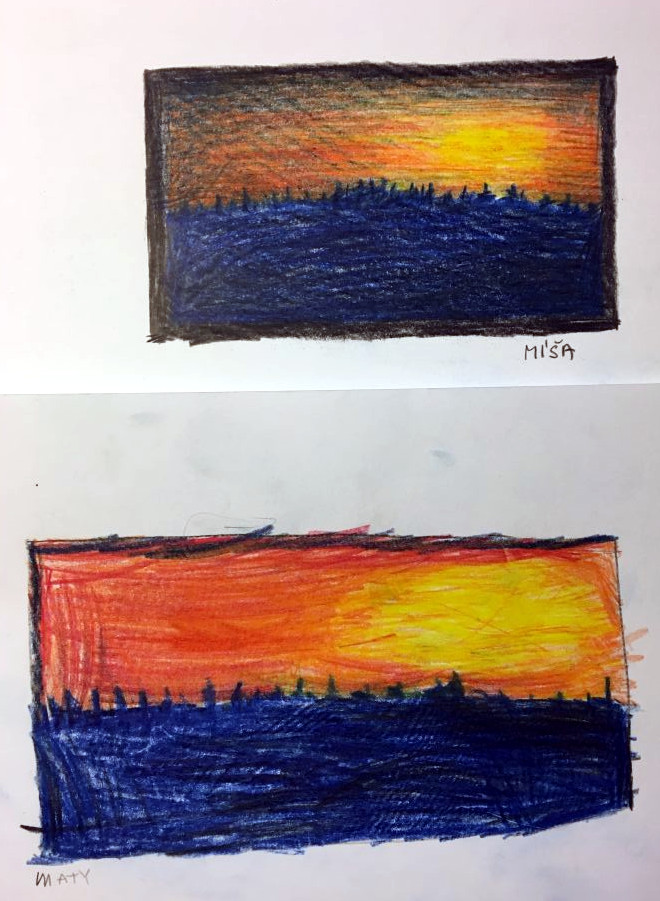 Nahoře já, dole Matýsek