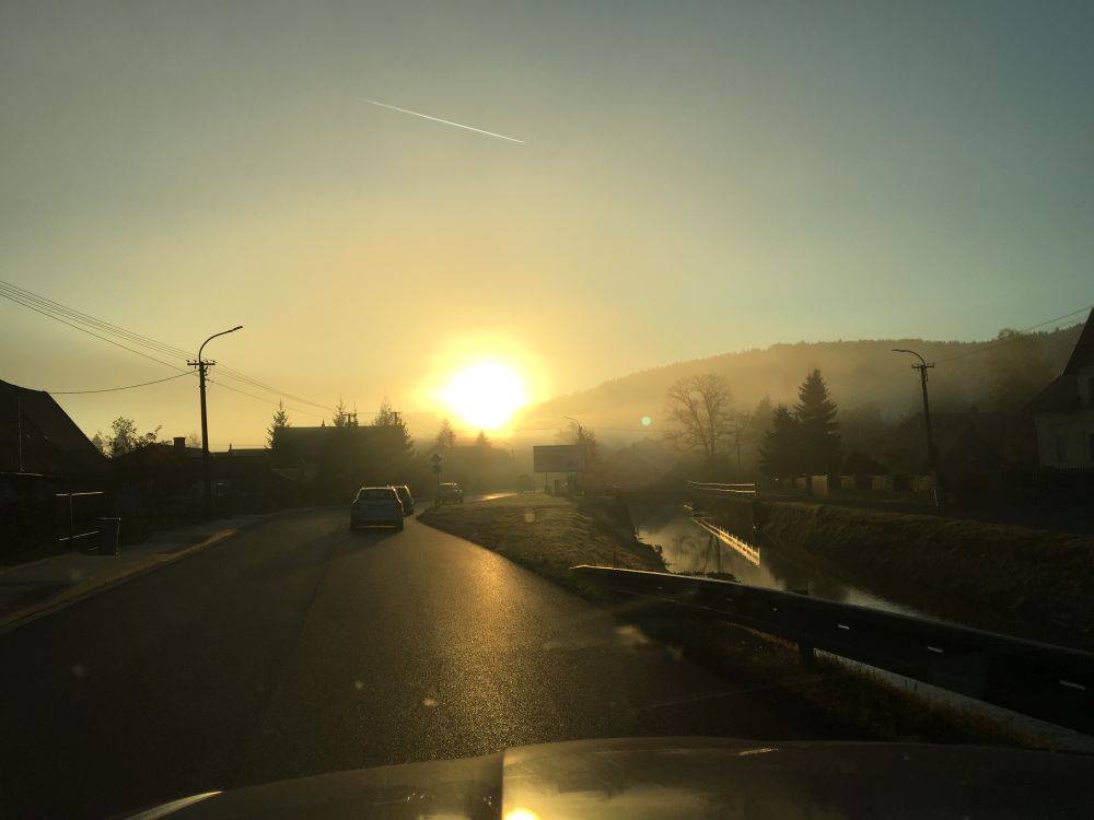 Lázně Lipová brzy ráno