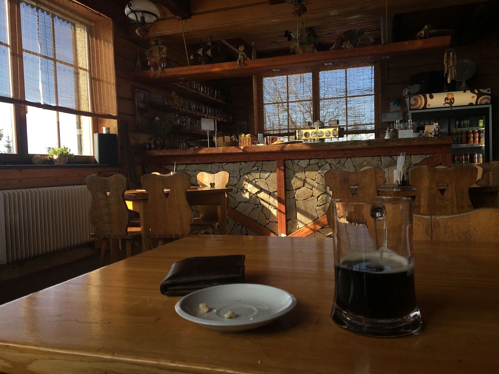 V chatě na Javorovém jsem byl sám, pohoda