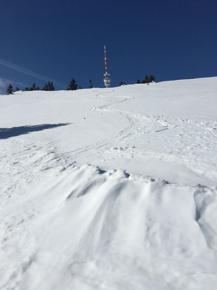 První sjezd - od vysílače k Sokolímu potoku
