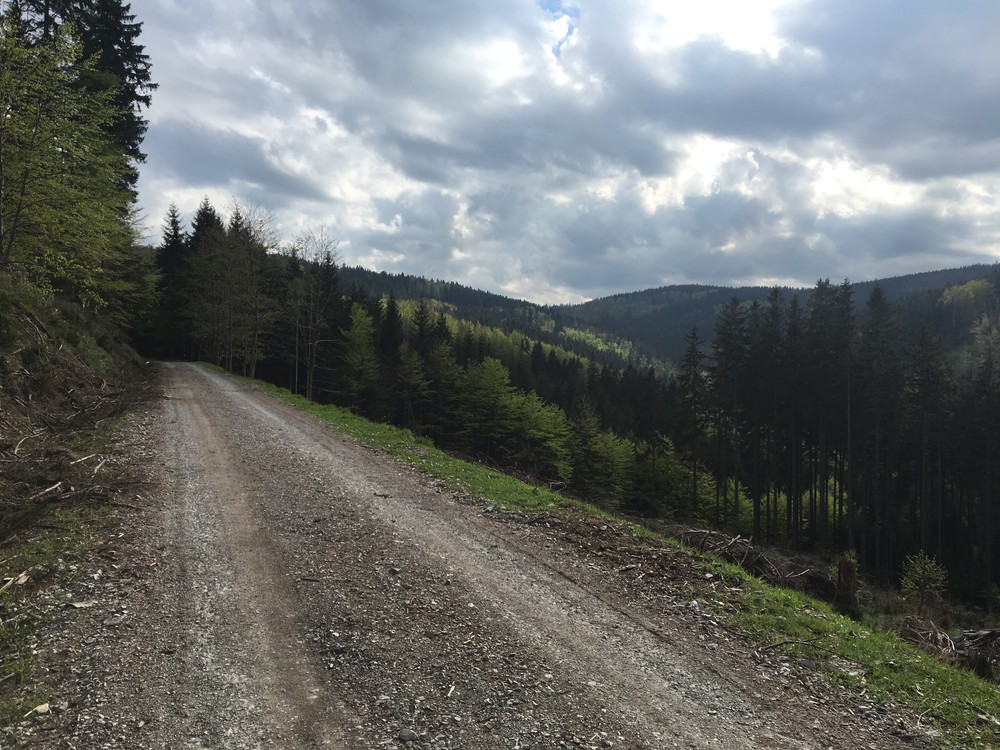 Z Košařisek na Kamenitý