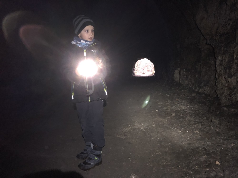 Stránská skála - v tunelech