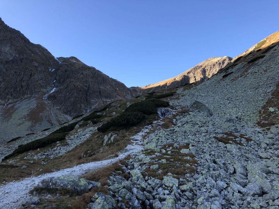 Stoupáme do Baníkovského sedla