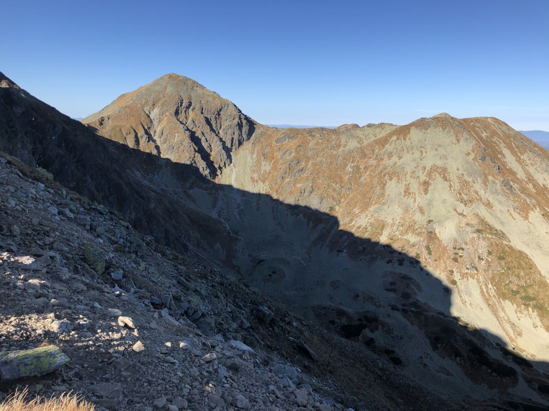 Cestička, po které jsme šli nahoru