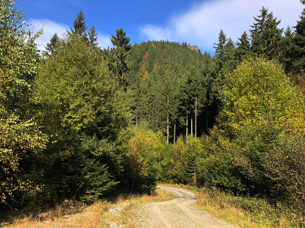 Pod Divokým dolem, už se těším na zimní lezení