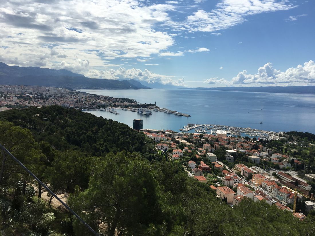 Výhled od bílého kříže