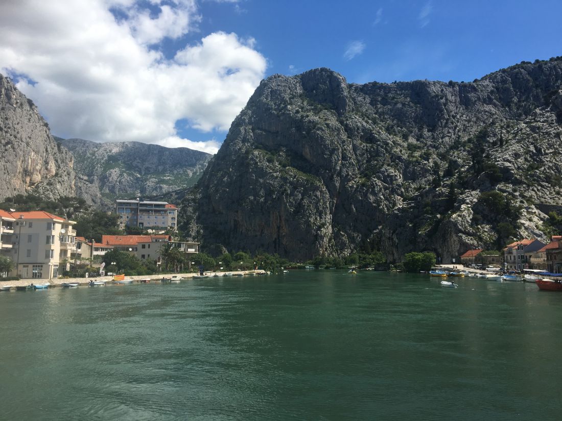 Pěkné místo cestou - Omiš