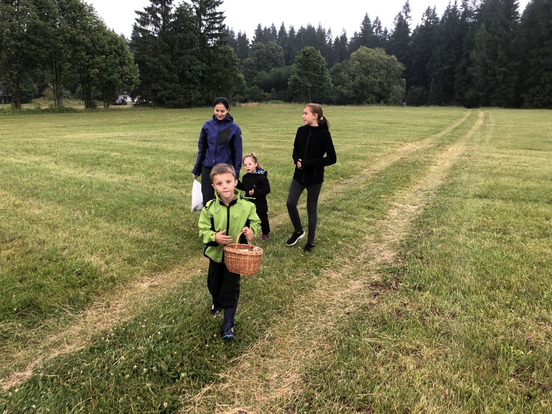 Návrat s plnými košíky