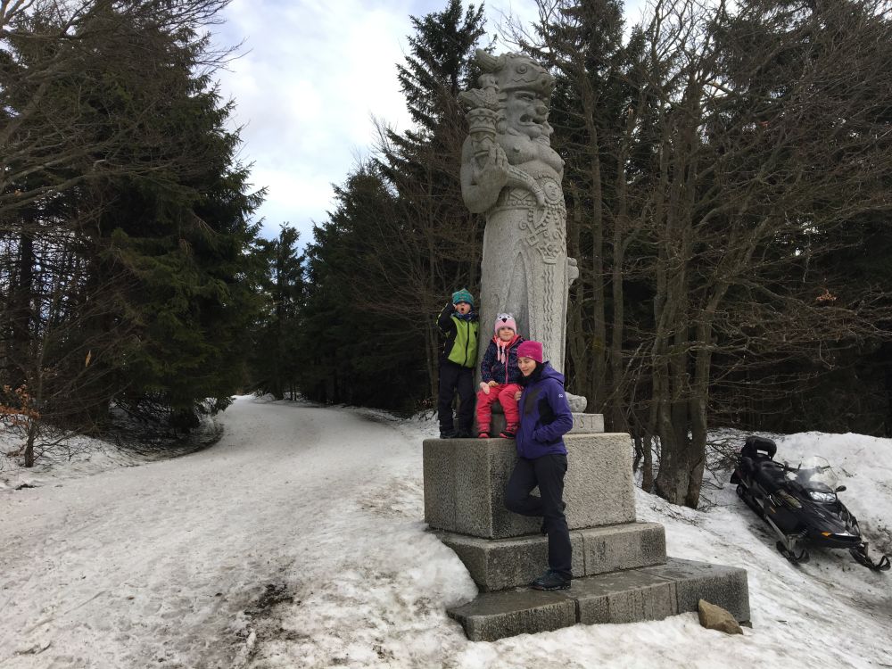 K soše Radegasta a zpátky