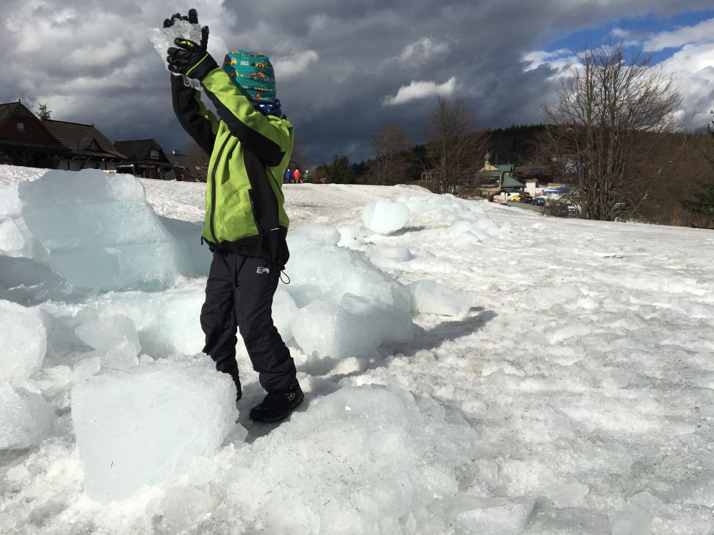 Ničení ledových soch na Pustevnách, to nám šlo