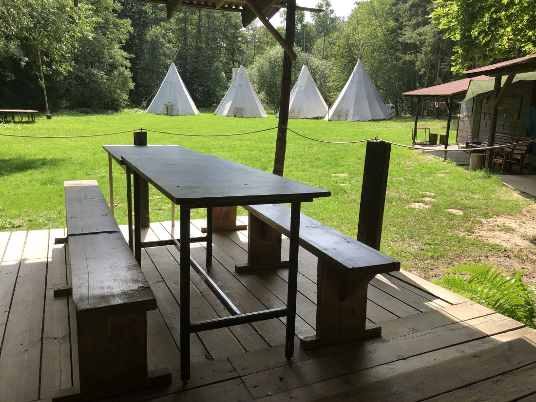 Odpočívka v táboře