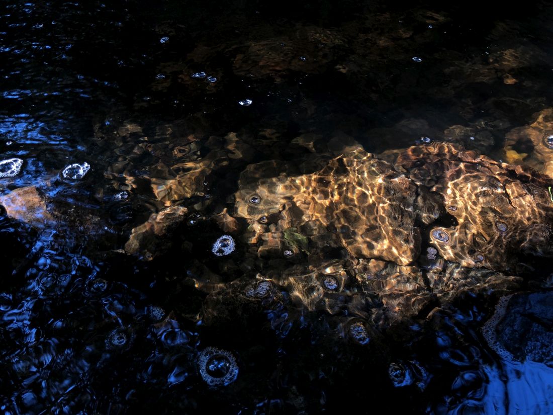 Večerní paprsky na dně Haldy