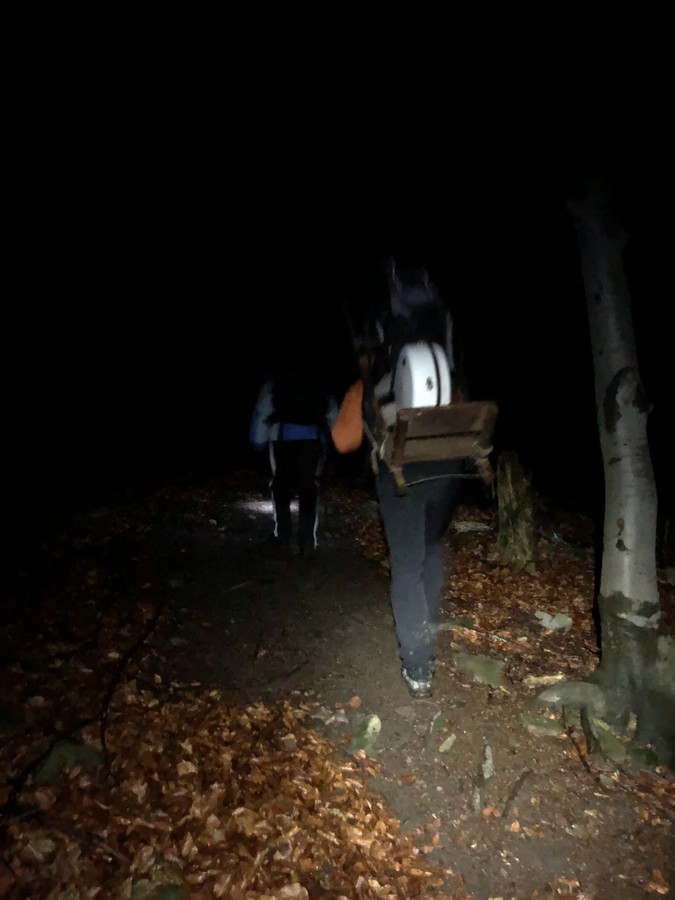 Páteční výšlap, celkem dřina s těmi nástroji