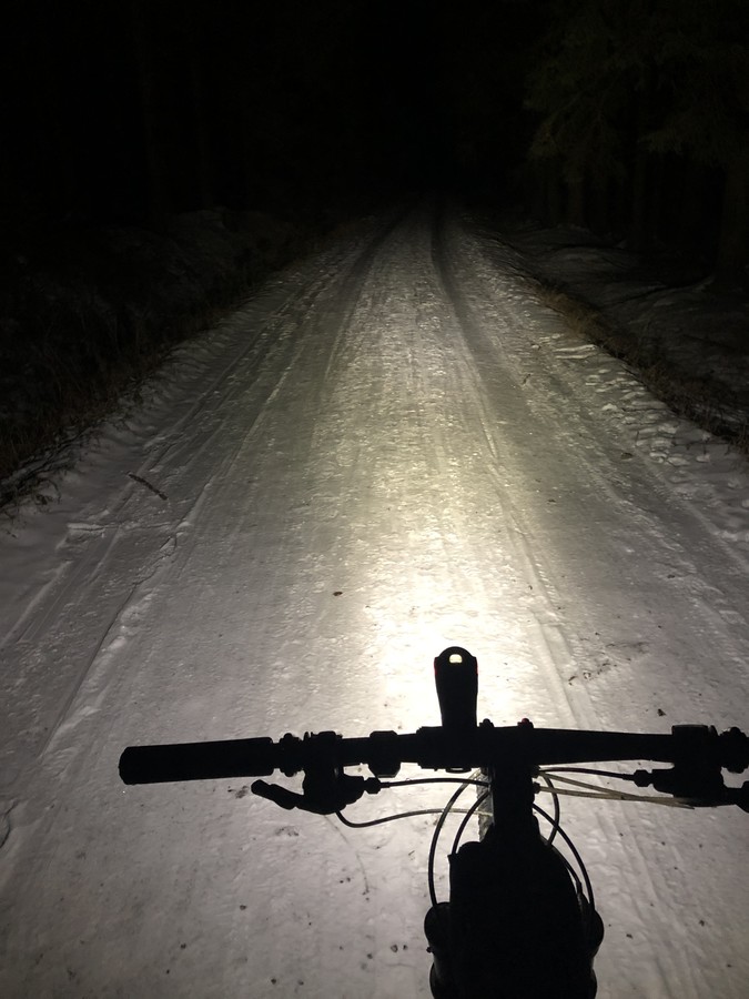 První noční vyjížďka