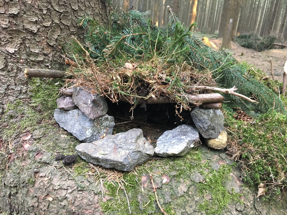 Detail pozorovatelny (Matýsek trval na fotce)