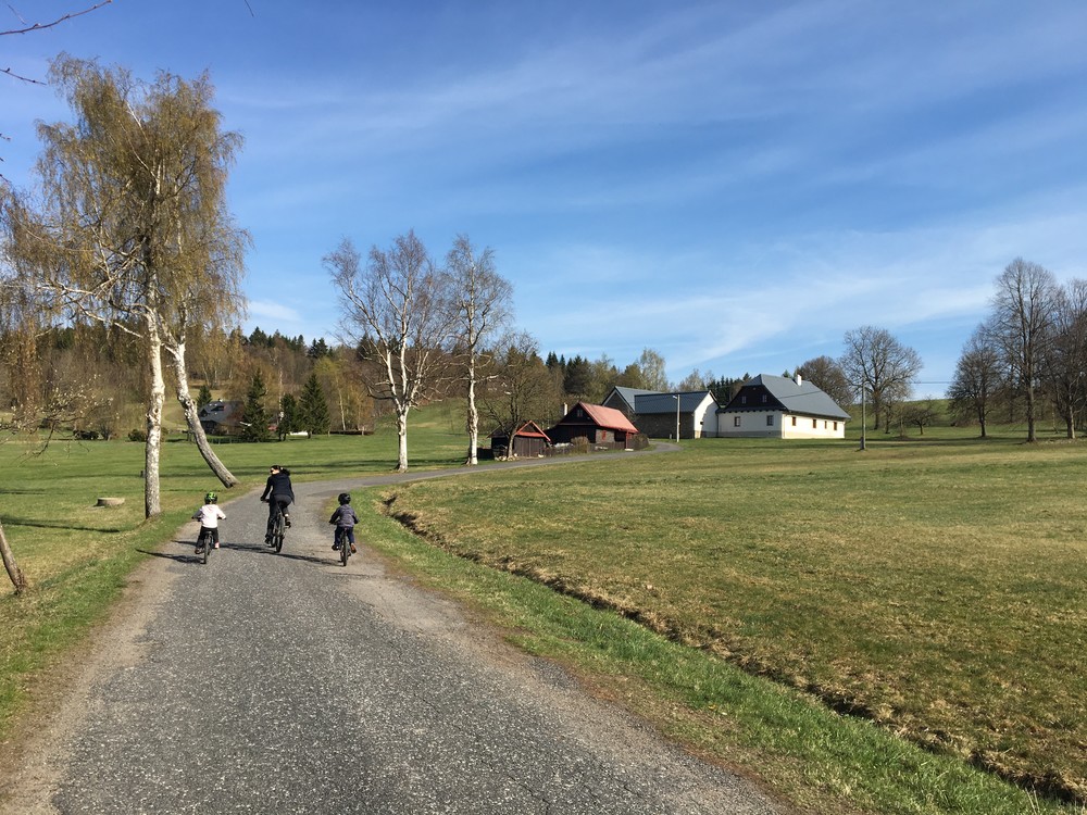 Přijezd do Samotína