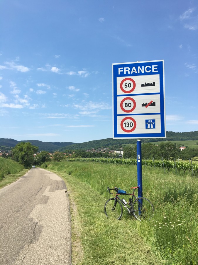 Tentokrát jsem s kolem popojel k Francouzským hranicím.