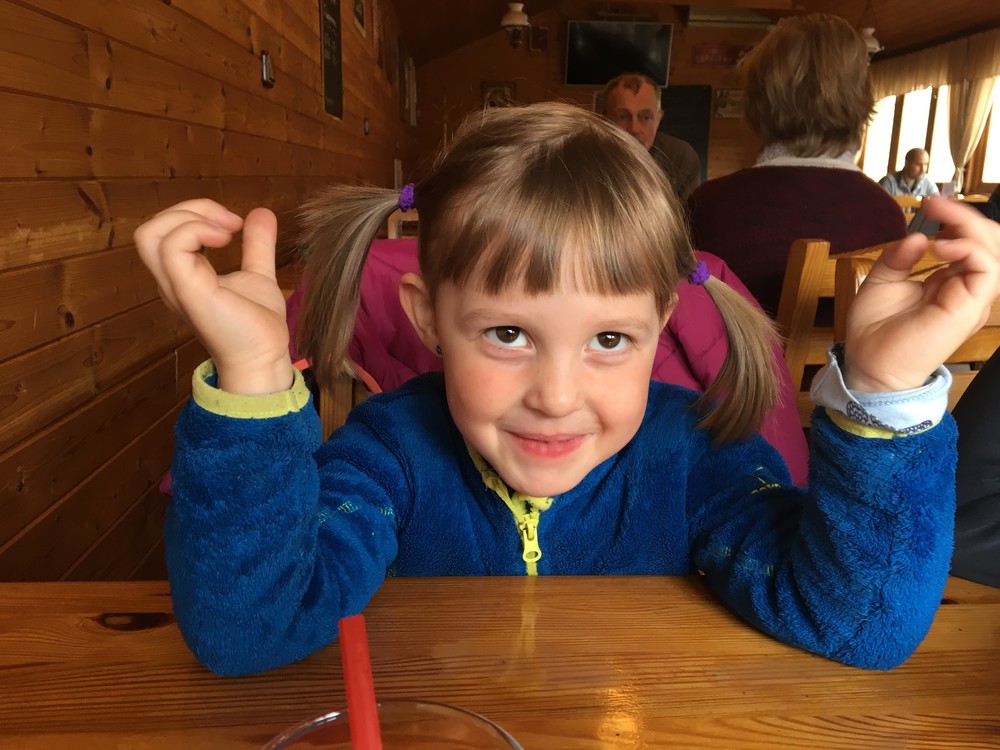 Před odjezdem na obědě v naší oblíbené Tanganice