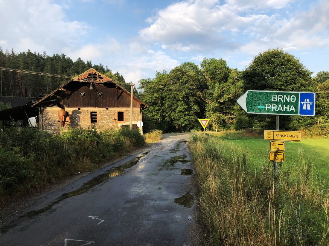 Panský mlýn, před rokem jsme tady s Ladinem začínali náš běh