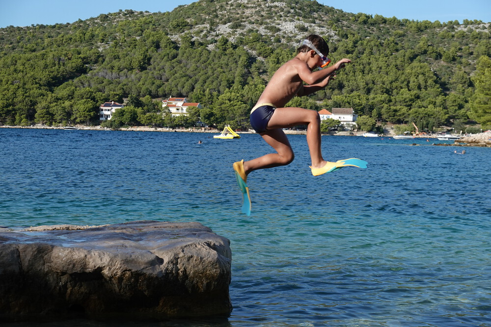 S kameny pro skákání