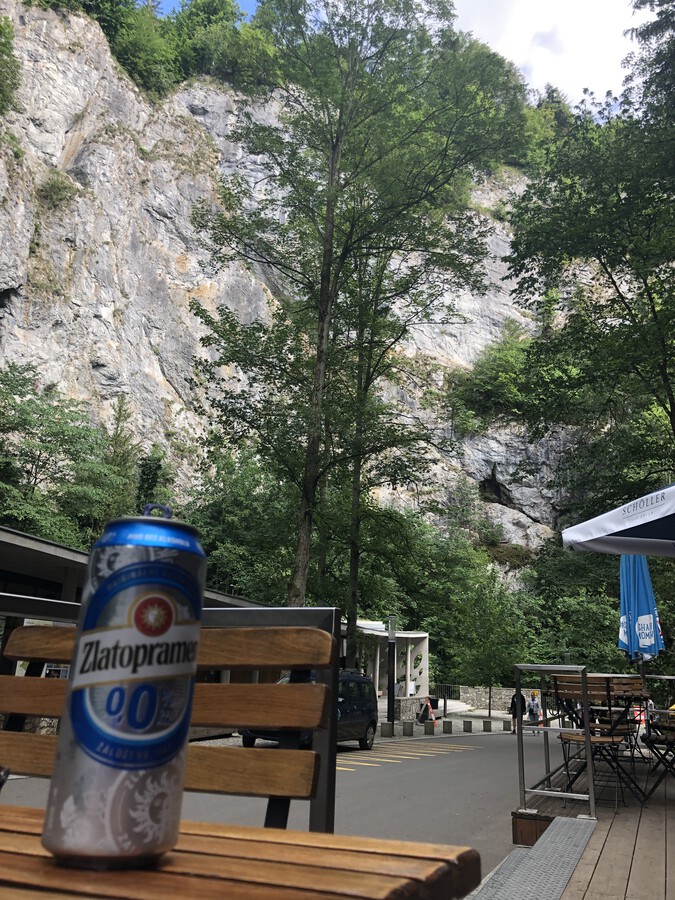 Odpočívka u Punkevních jeskyní