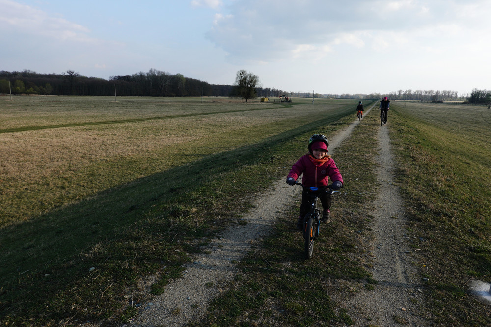 Tady se potkáváme s naší minulou trasou