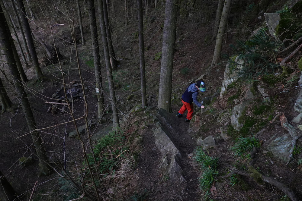 Slízáme do Trenckovy rokle