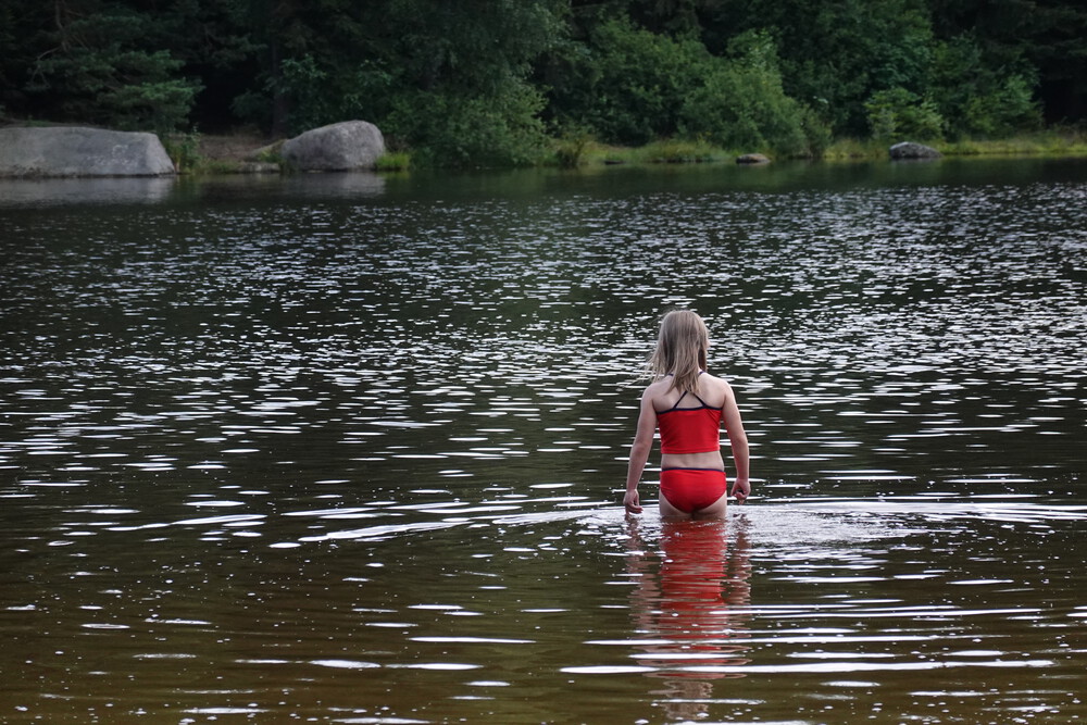 Večer patří koupání