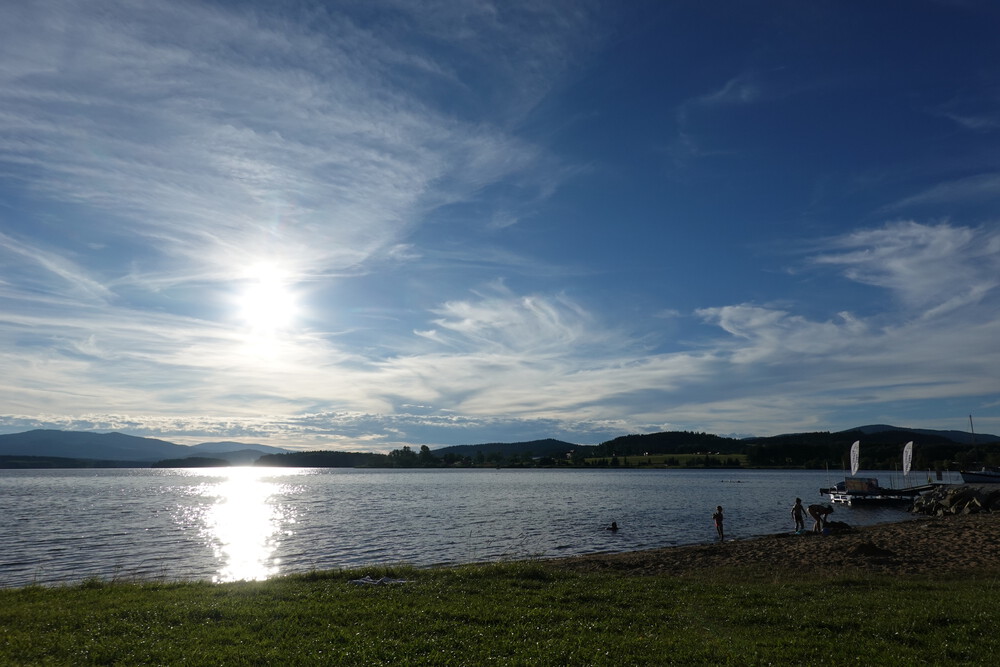 Z pláže jsme odcházeli jako poslední