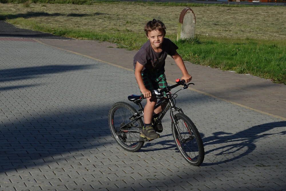 Matýsek testuje své bývalé kolo