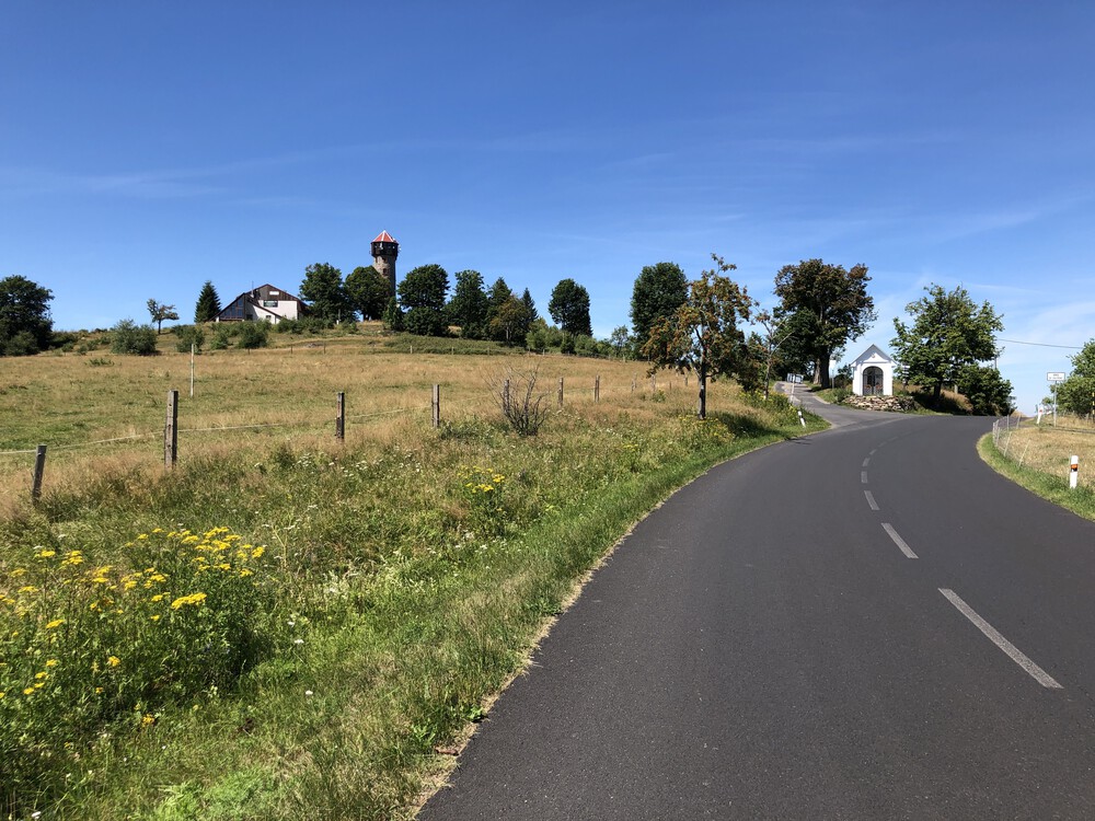 Na rozhledně jsme byli