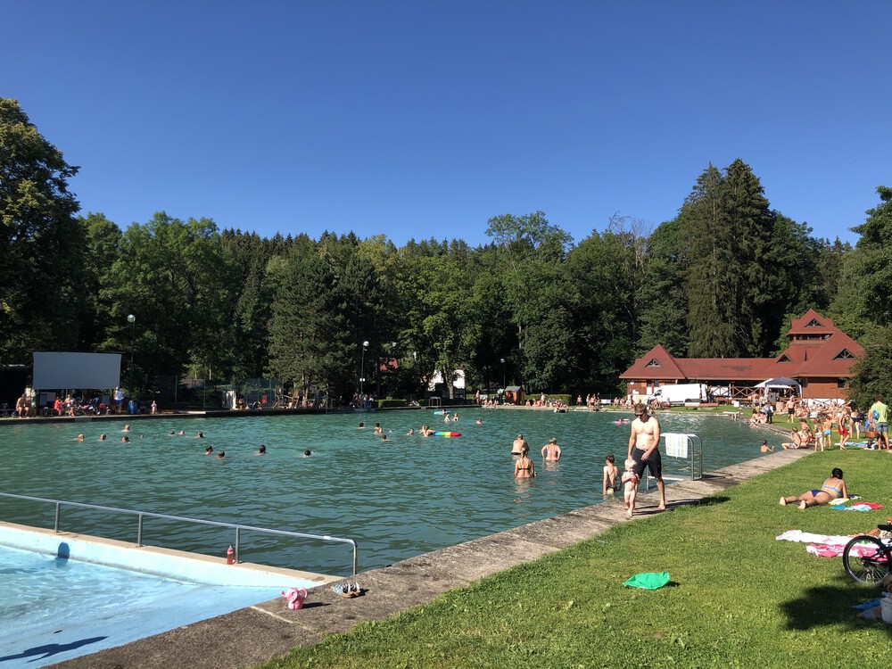 Koupání v Jablonném nad Orlicí