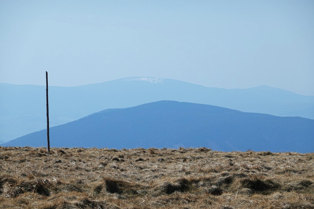 Kralický Sněžník, večer tam poblíž budeme spát