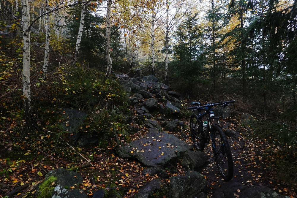 Z Malinské dolů je to vždy boj, kolo se nedá ani vést, je třeba ho přenášet