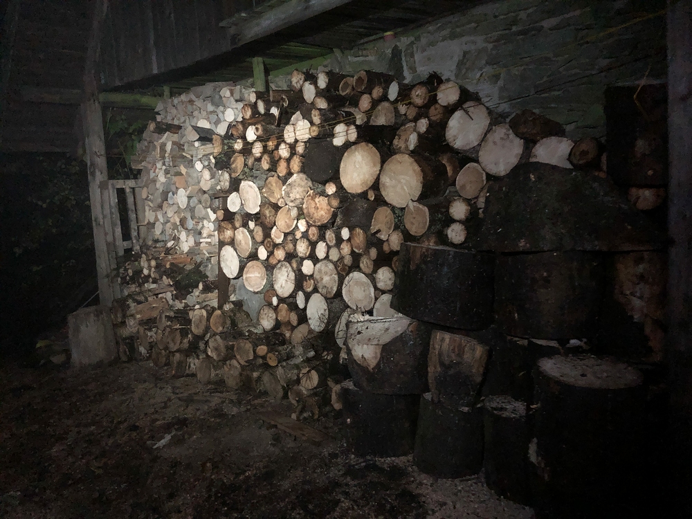 Dřevo na zimu nachystáno