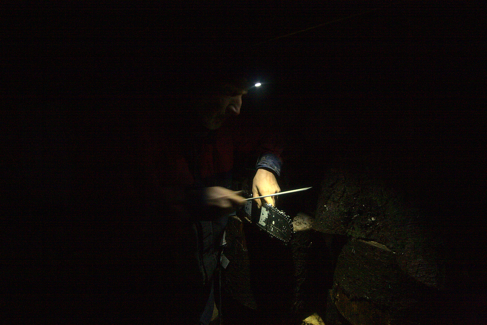 Řežeme dřevo i kameny