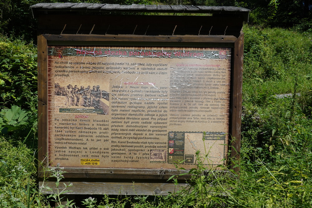 O Partyzánech v horách kolem Morávky